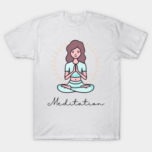 Meditation girl T-Shirt